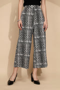 Monochrome Zebra Print Lower