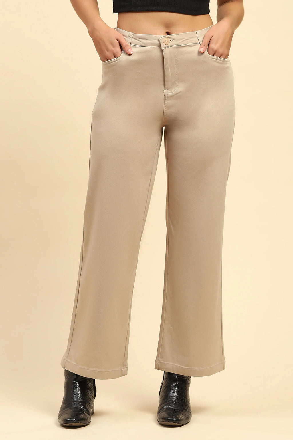 Stretchable Loose Fit Trouser