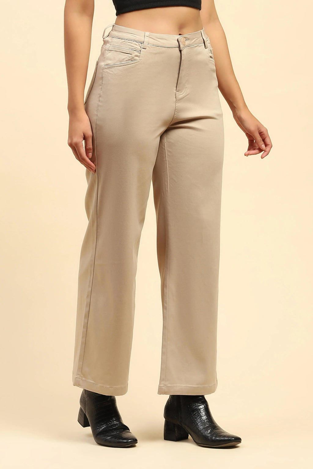 Stretchable Loose Fit Trouser