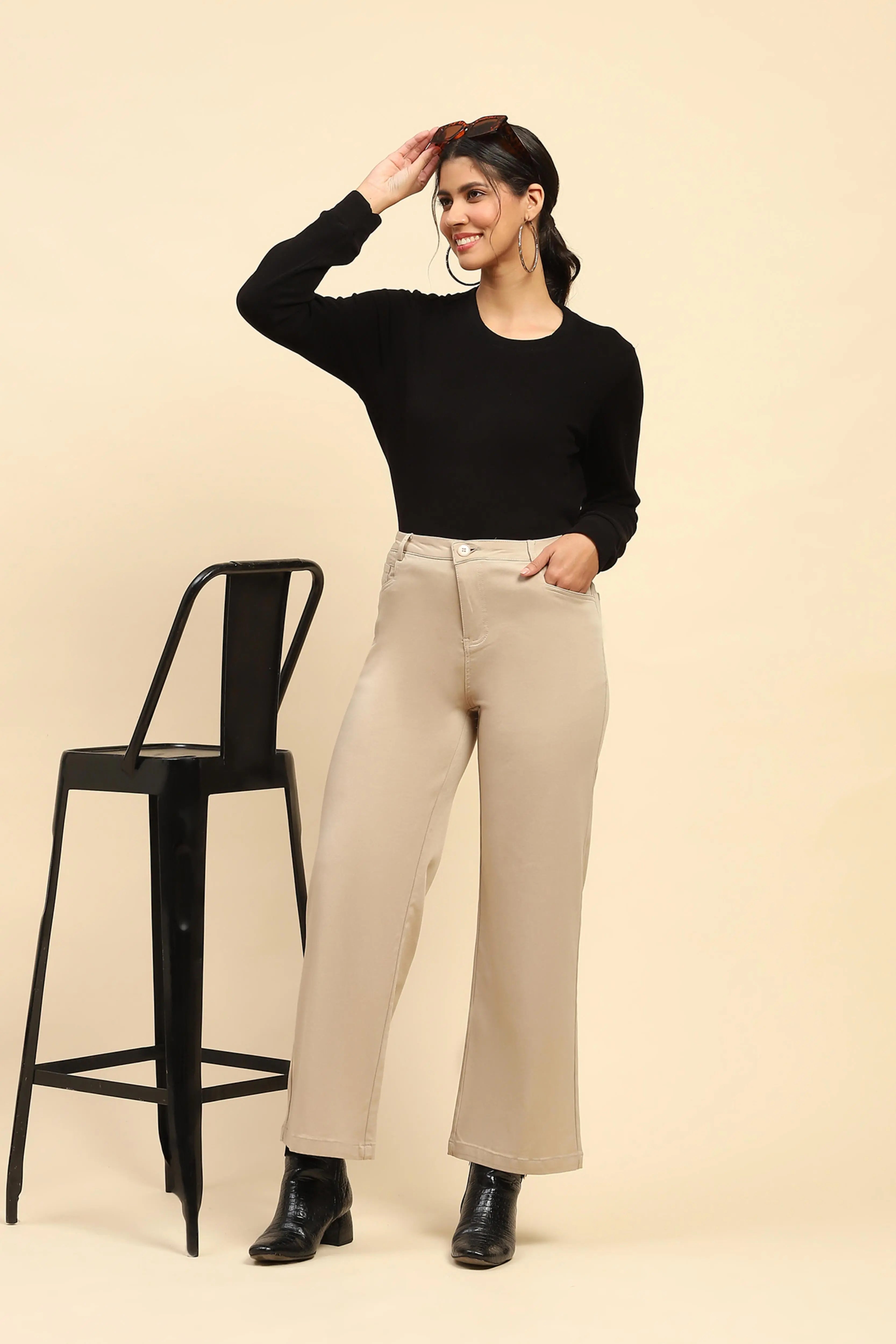 Stretchable Loose Fit Trouser