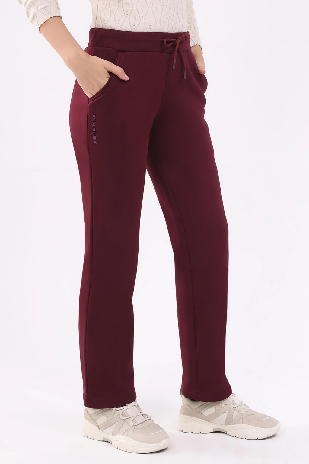 Wine Fleece-Lined Winter Lower