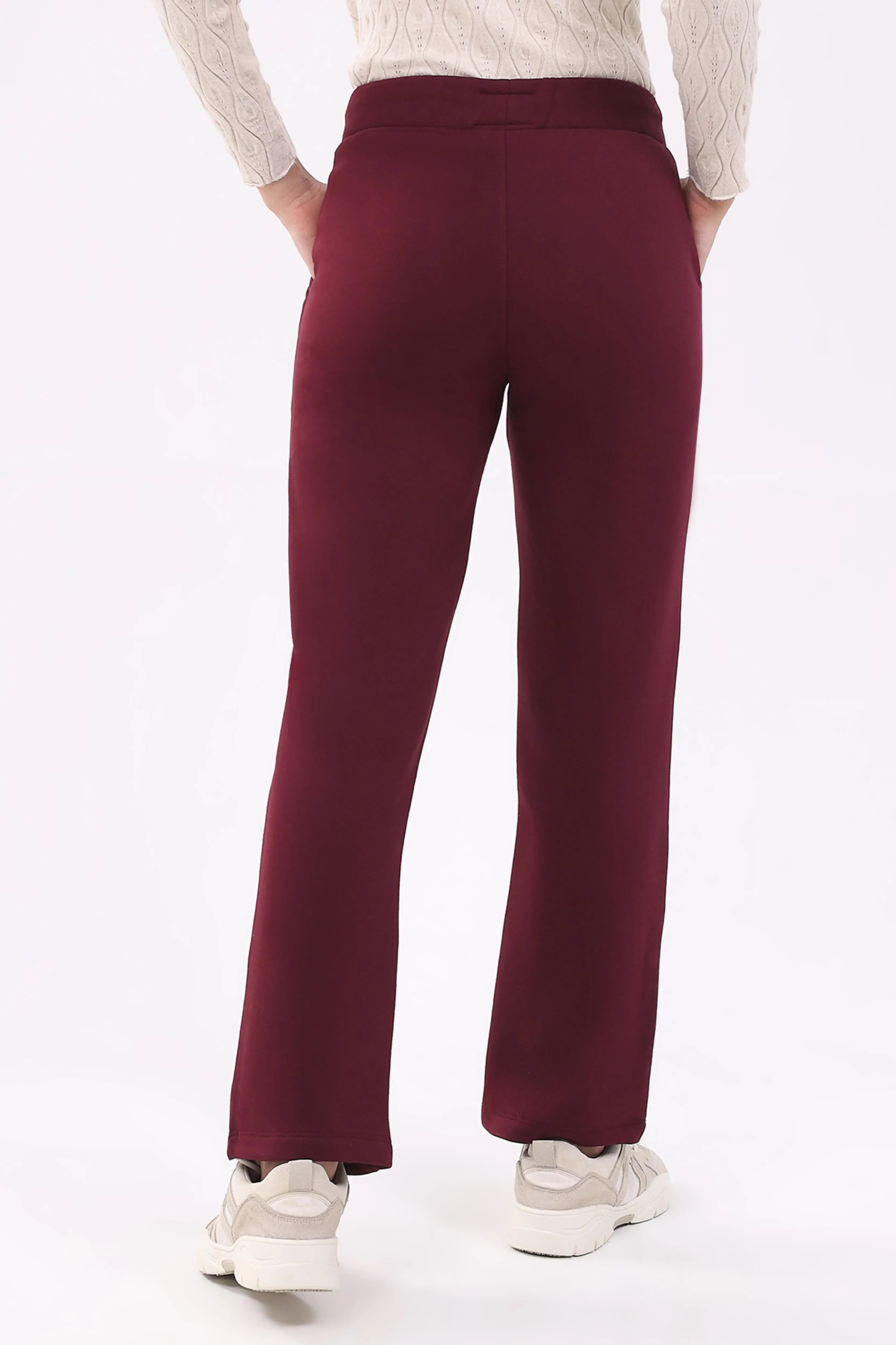 Wine Fleece-Lined Winter Lower