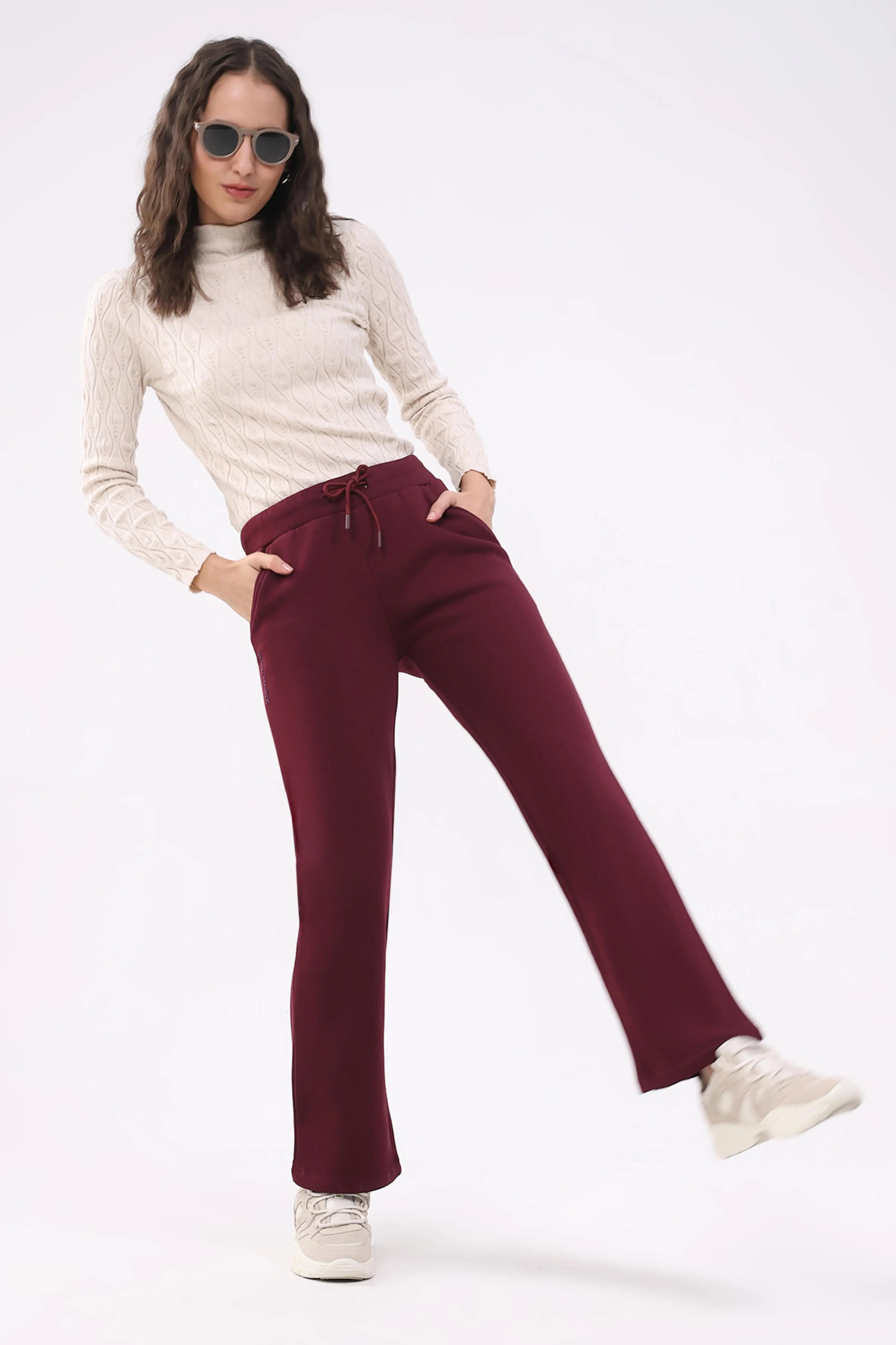 Wine Fleece-Lined Winter Lower