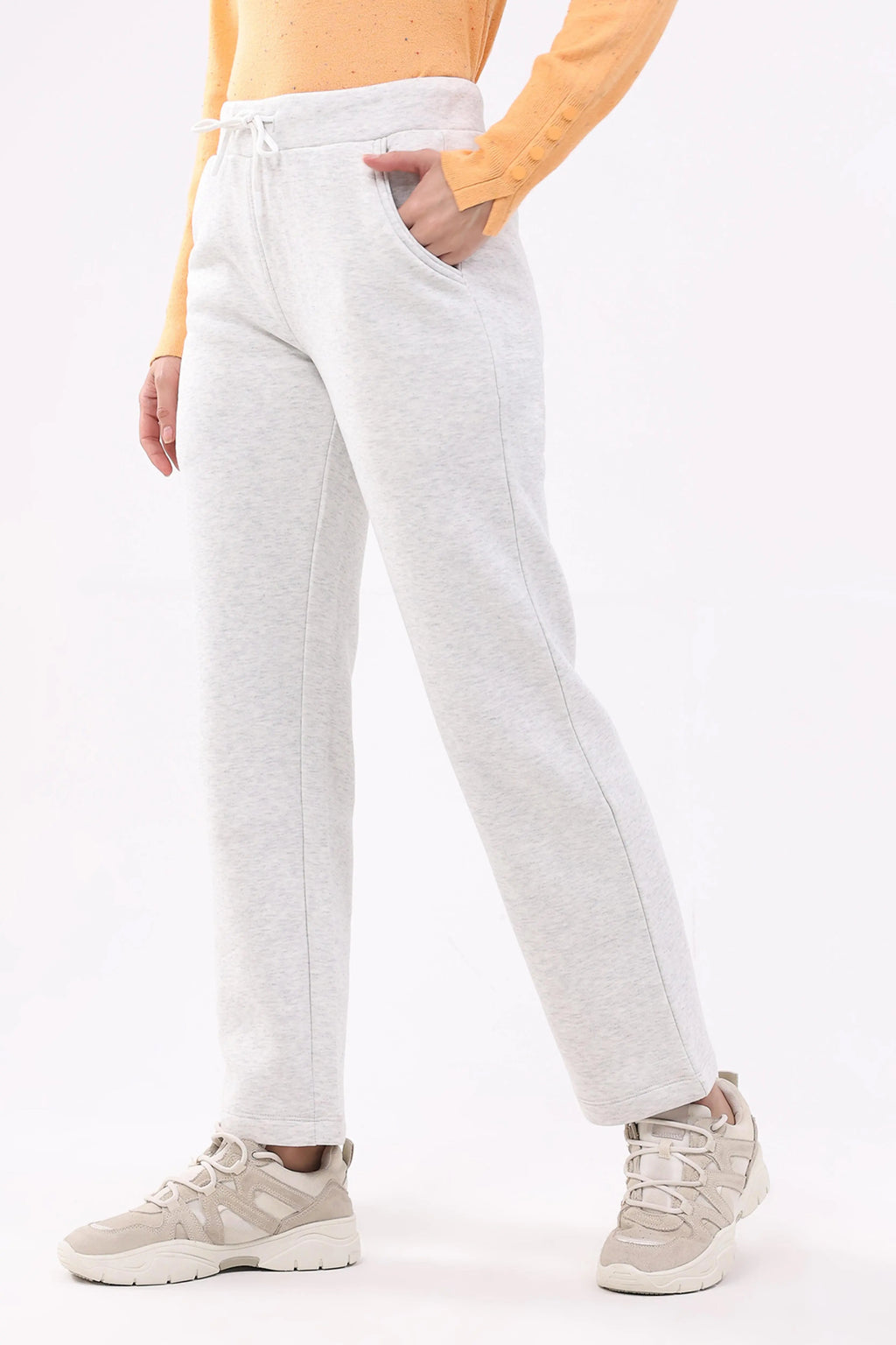 Ecru Fleece-Lined Winter Lower