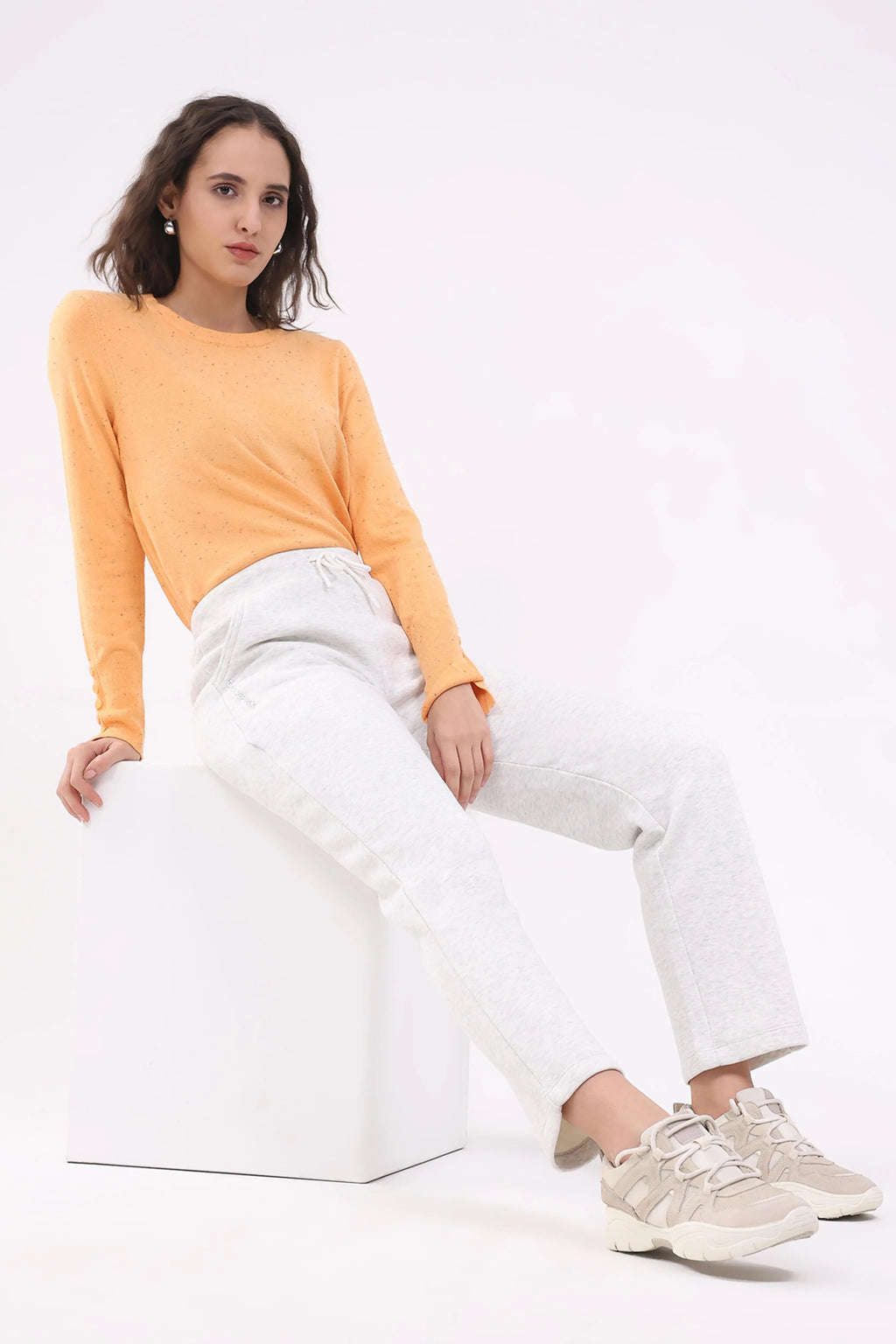 Ecru Fleece-Lined Winter Lower