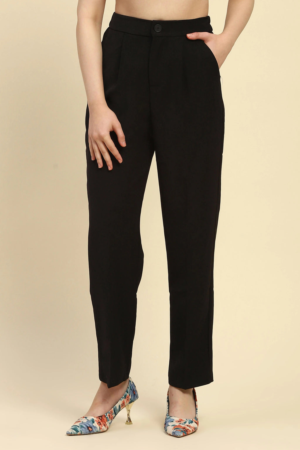 Korean Black Trouser