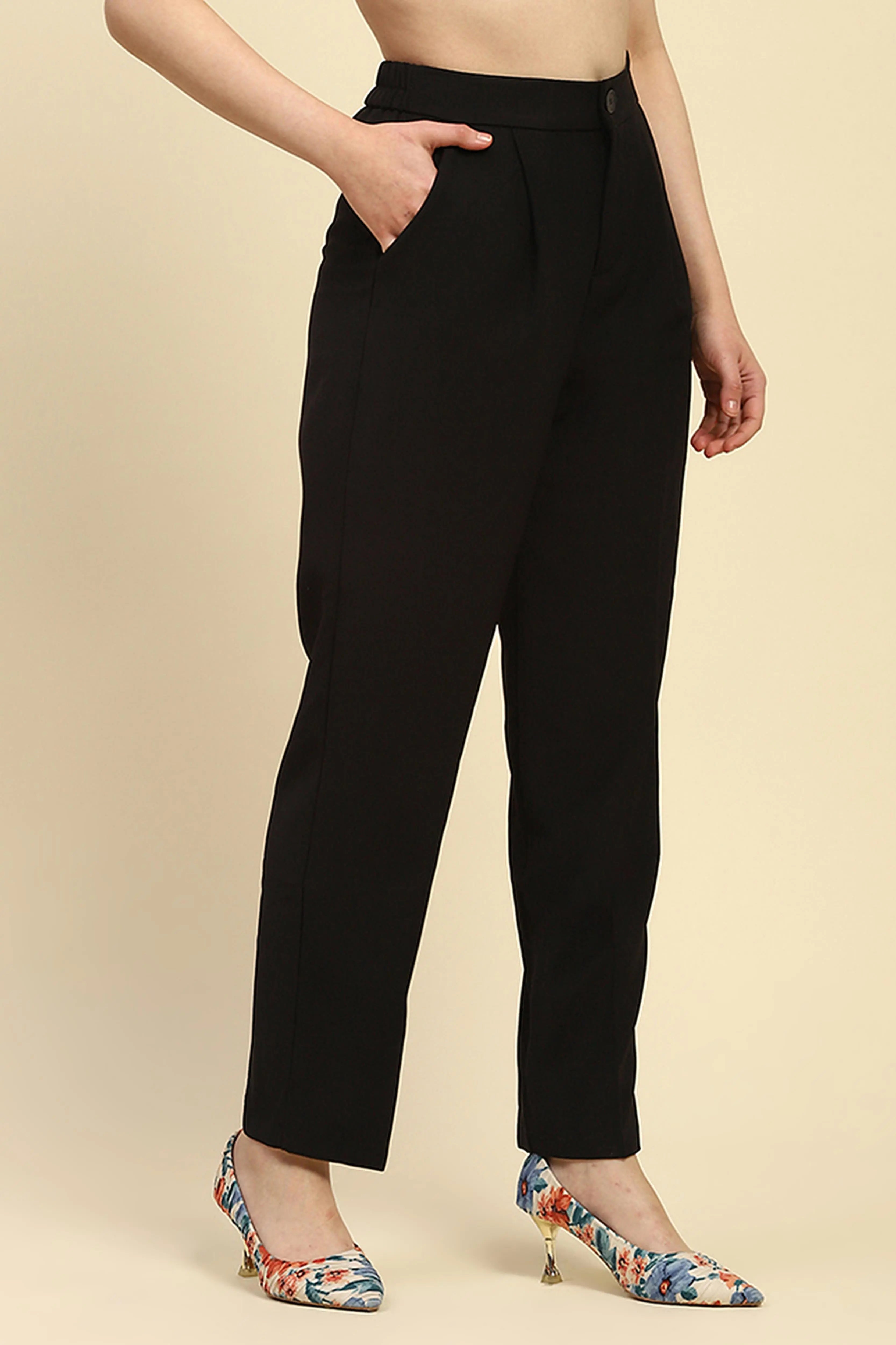 Korean Black Trouser