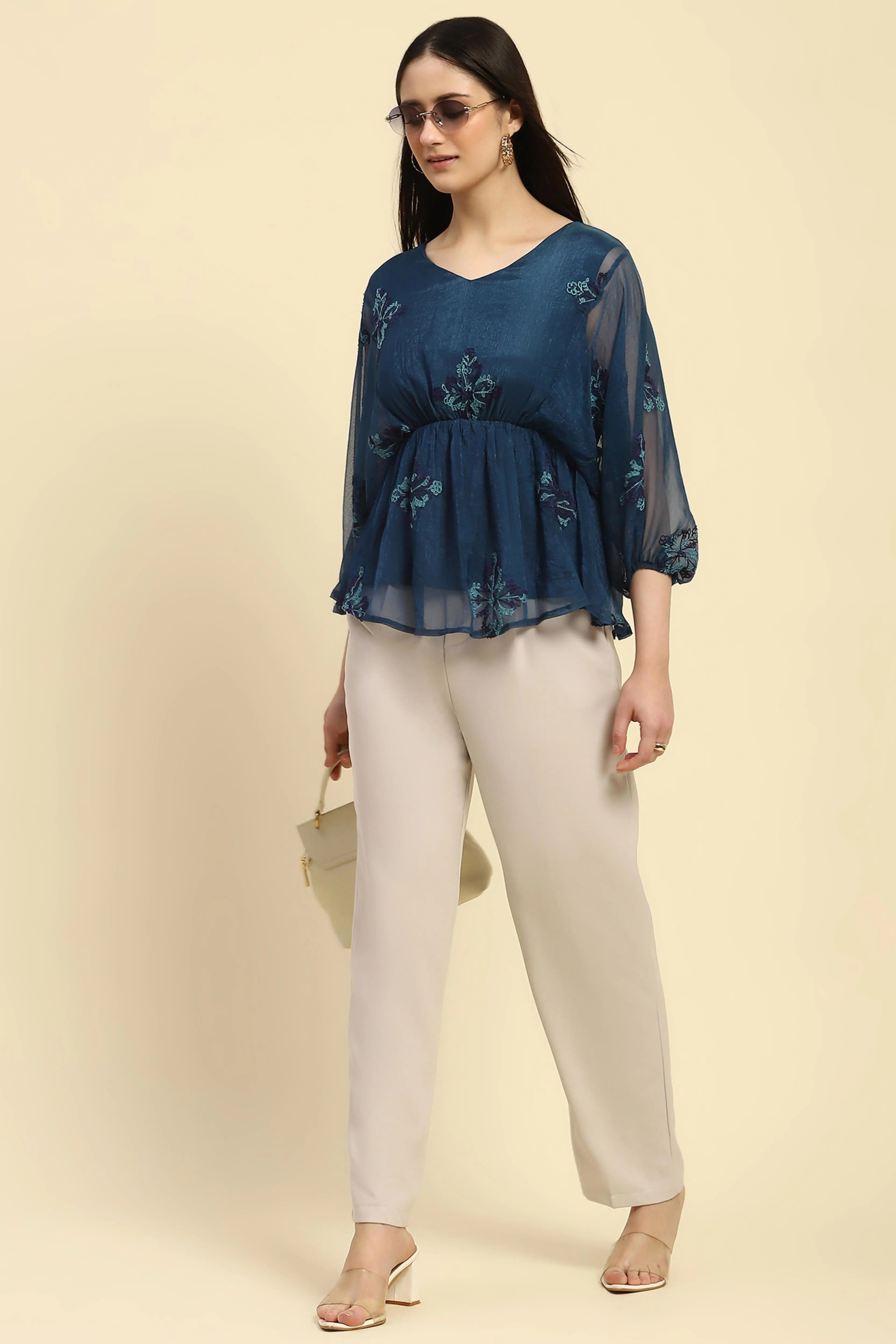 Ecru Korean Formal Trouser
