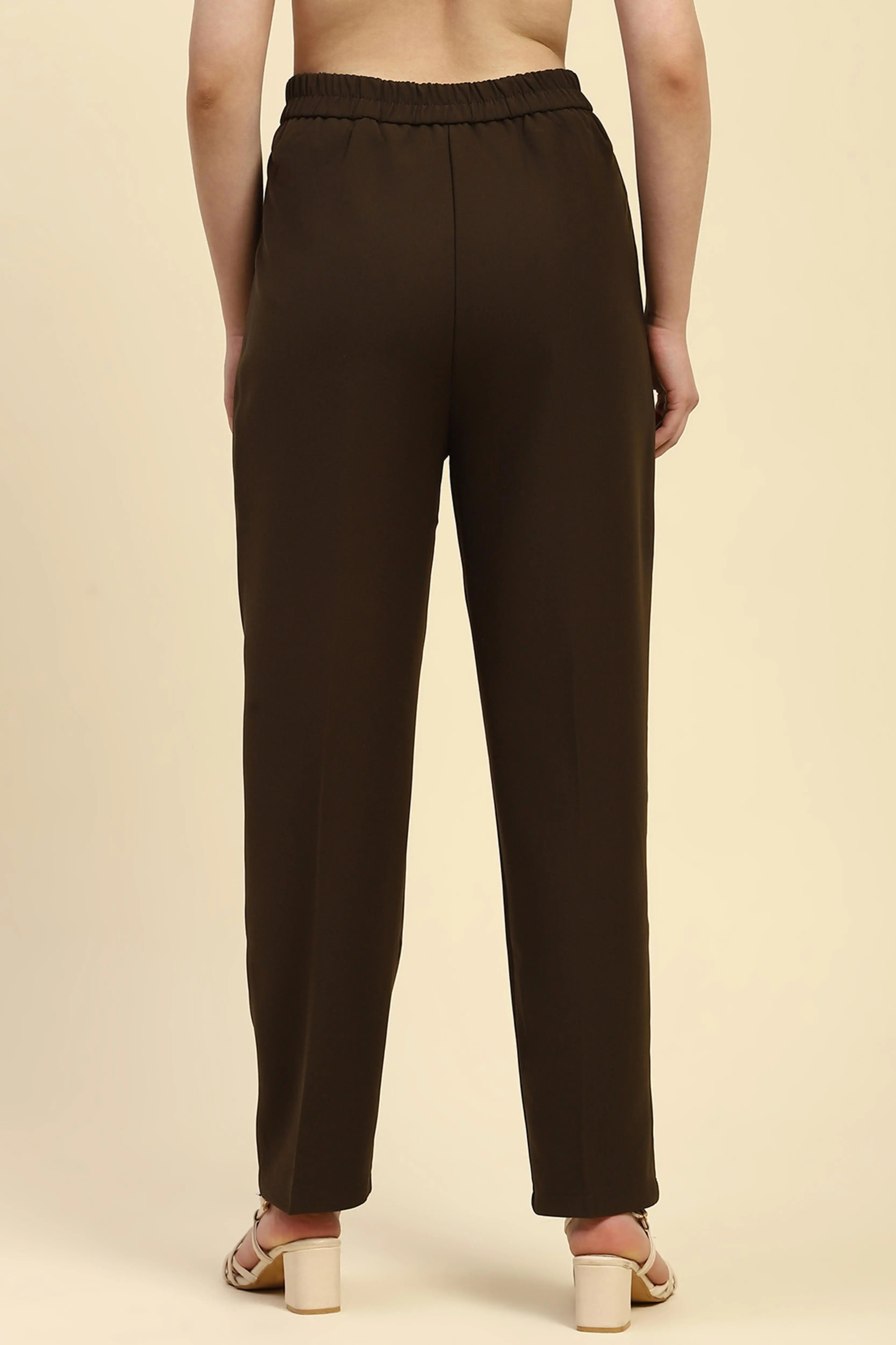 Brown Korean Formal Trouser
