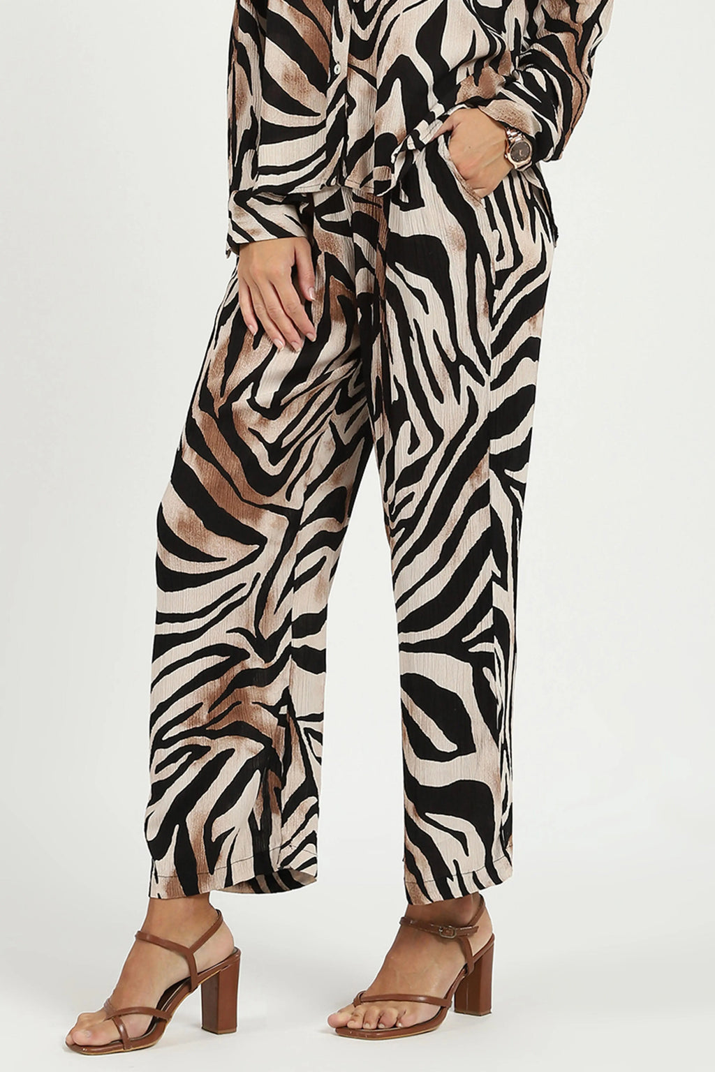 Leopard Print Viscose Lower