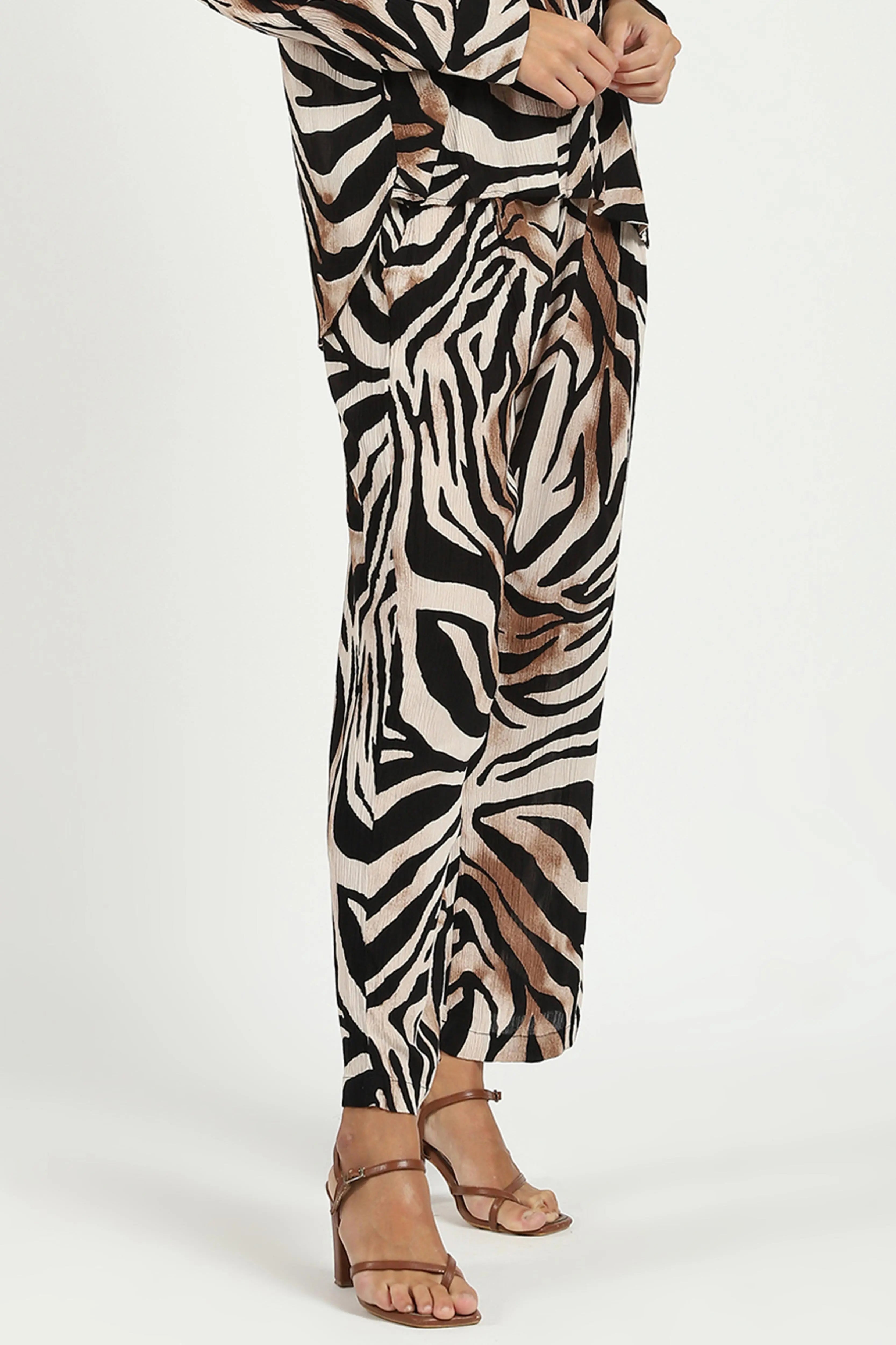 Leopard Print Viscose Lower