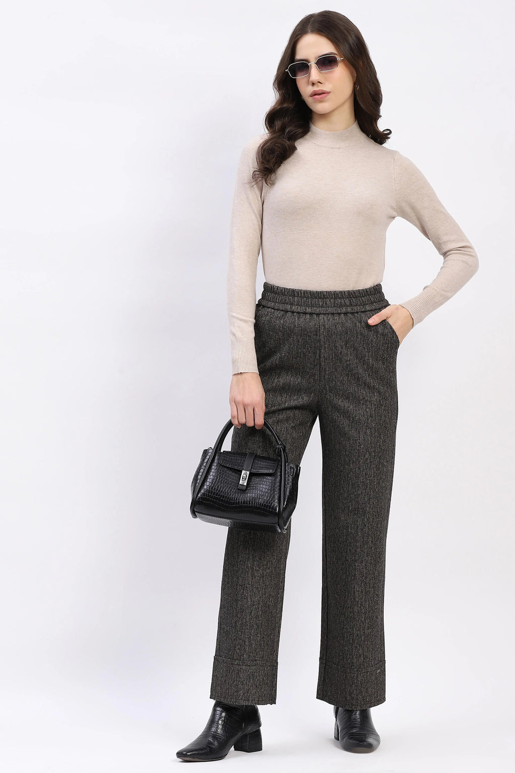 Pinstripe Chevron Winter Lower