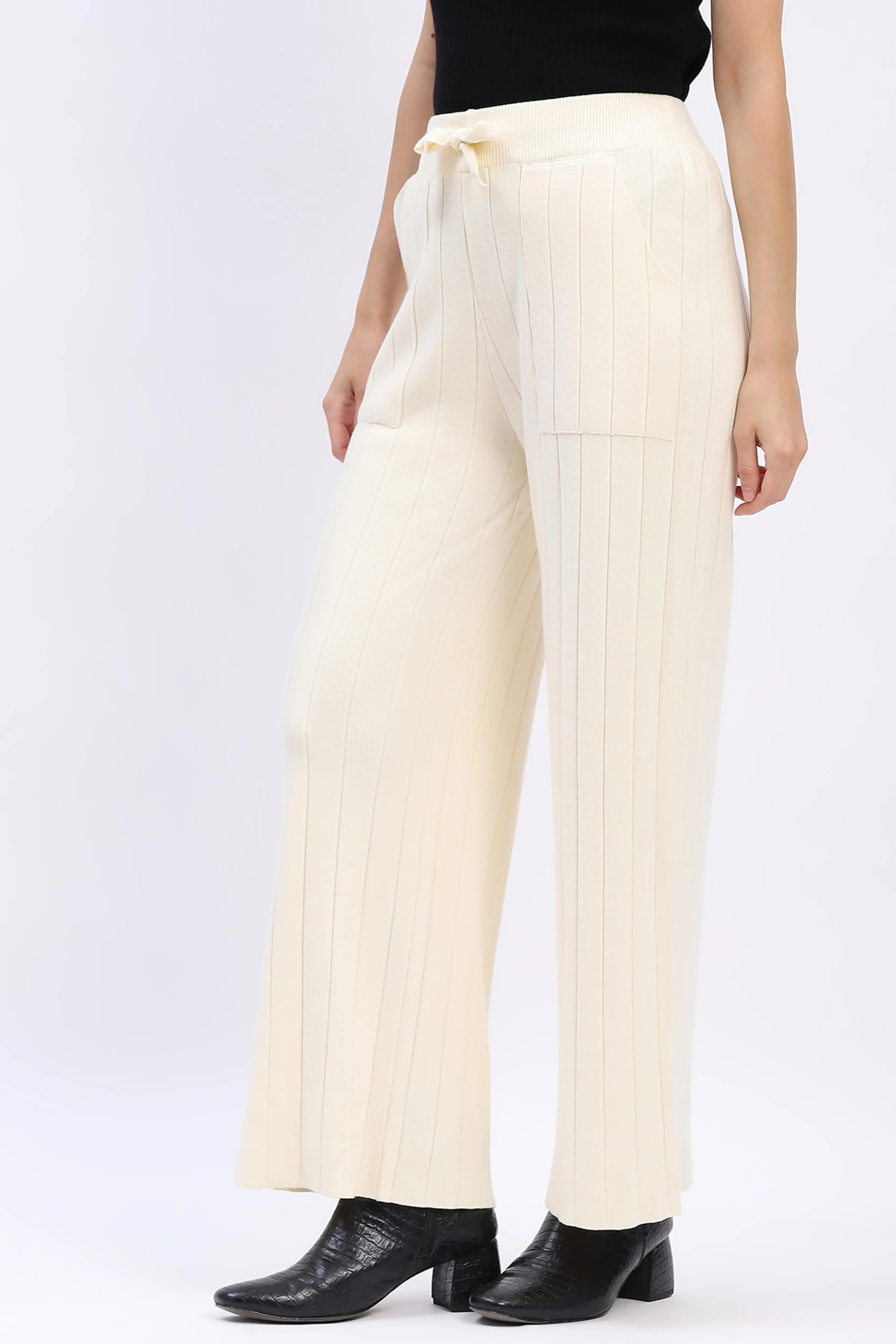 Effortless Winter Knit Pants