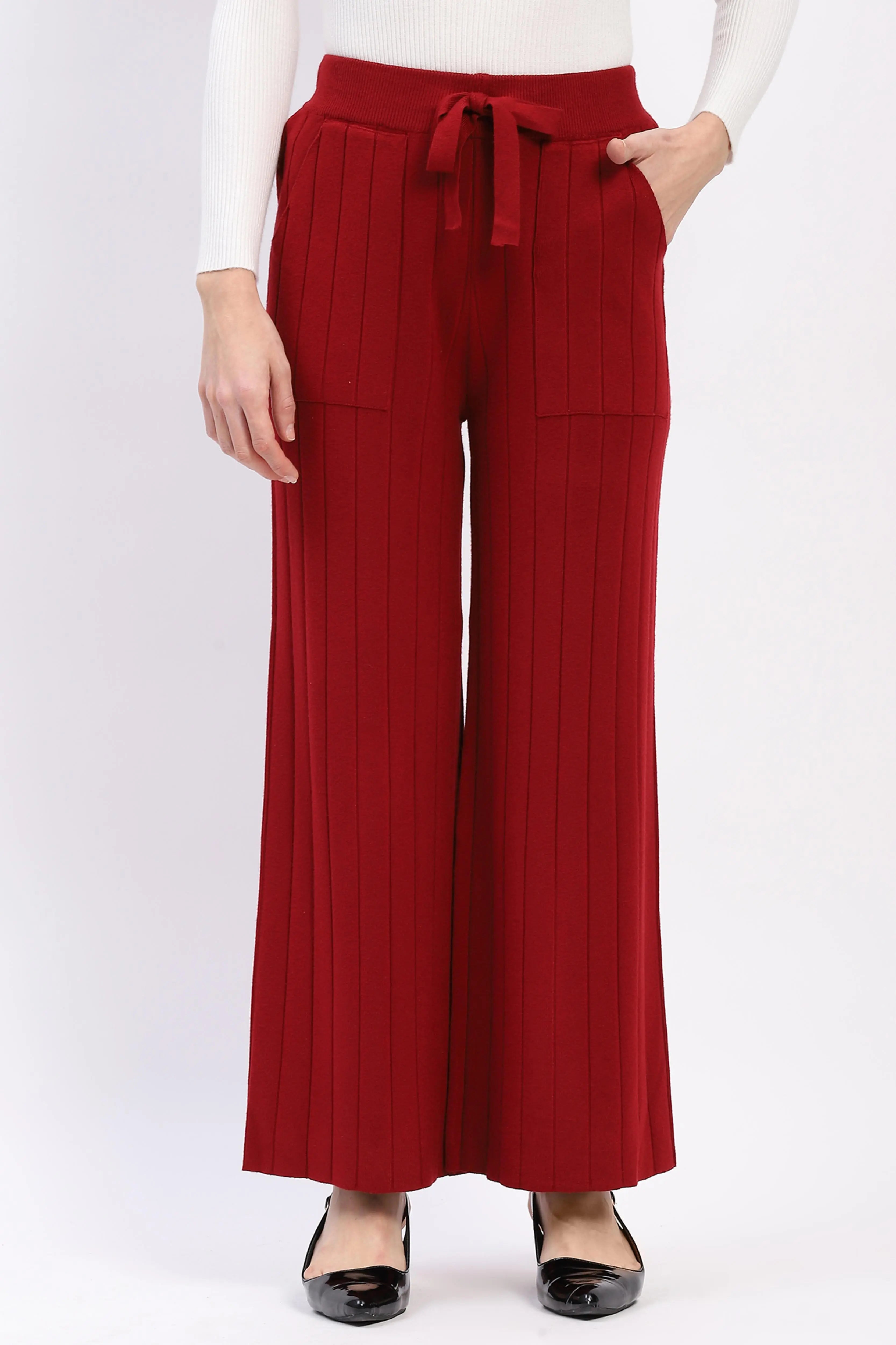 Effortless Winter Knit Pants