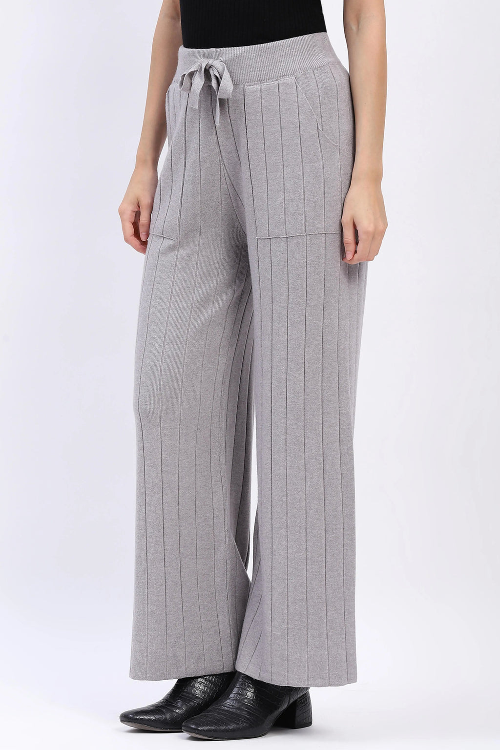 Effortless Winter Knit Pants