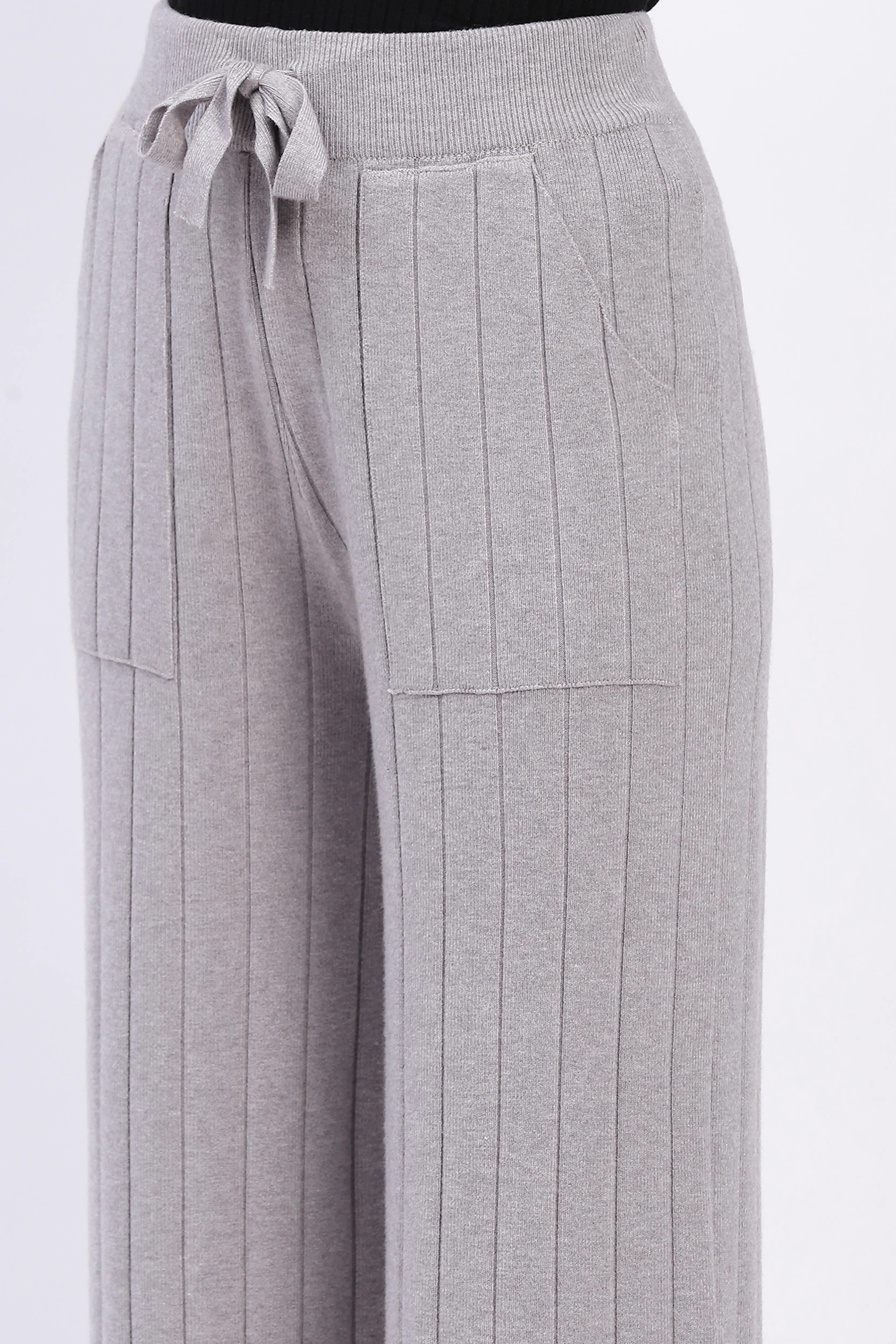 Effortless Winter Knit Pants