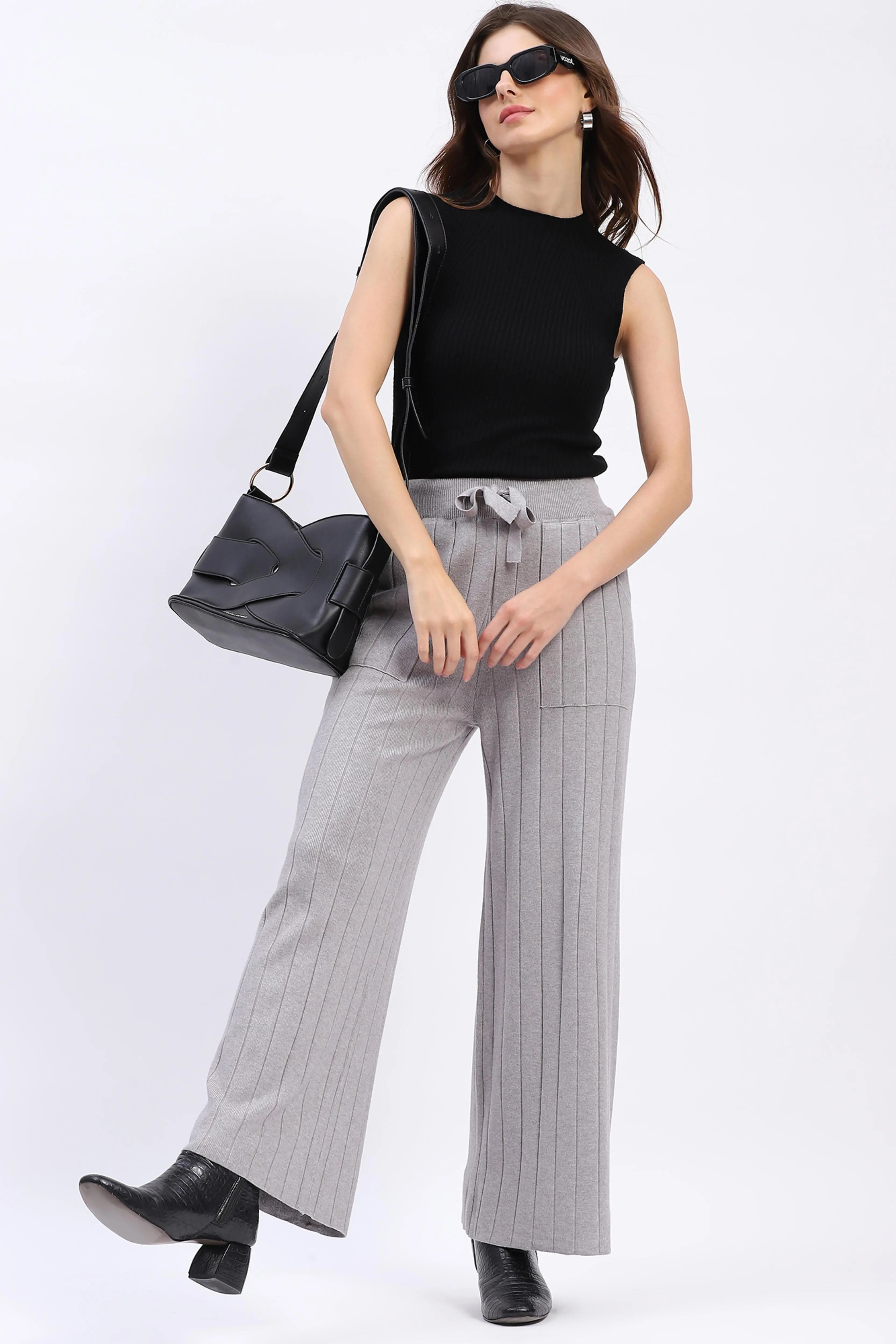 Effortless Winter Knit Pants