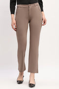 Brown Straight Work Trousers