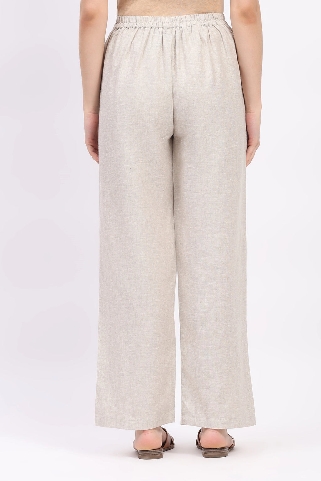 Natural Linen Relaxed Fit Lower