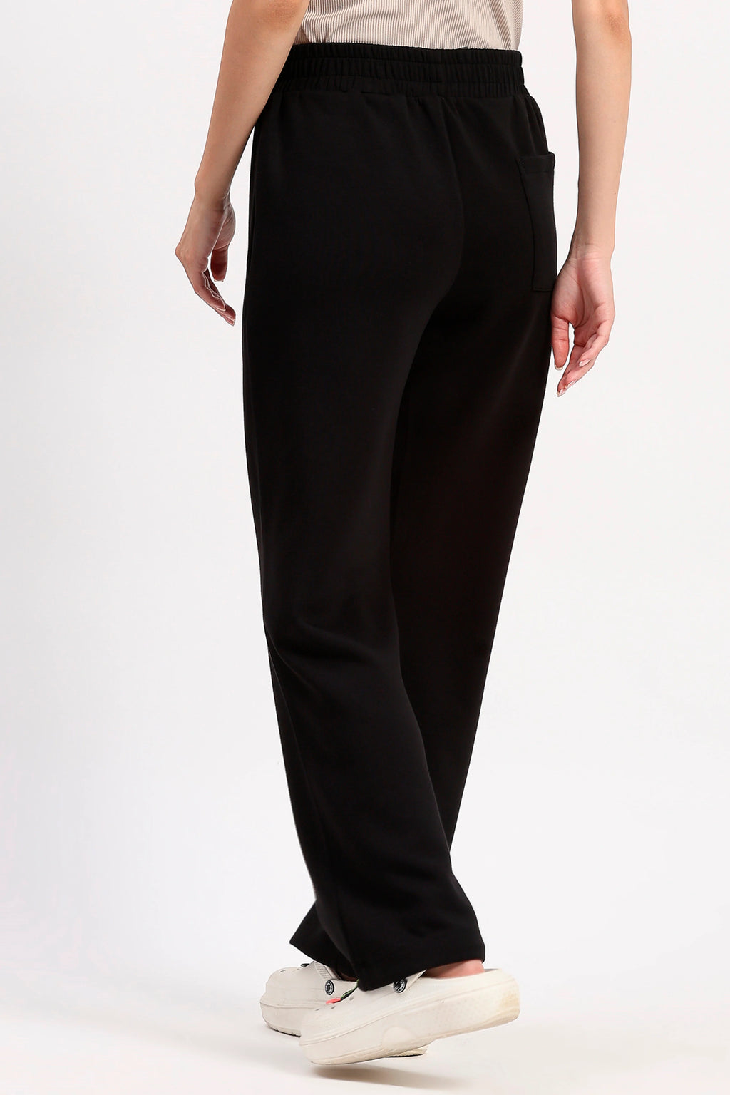 Black Straight Fit Lower
