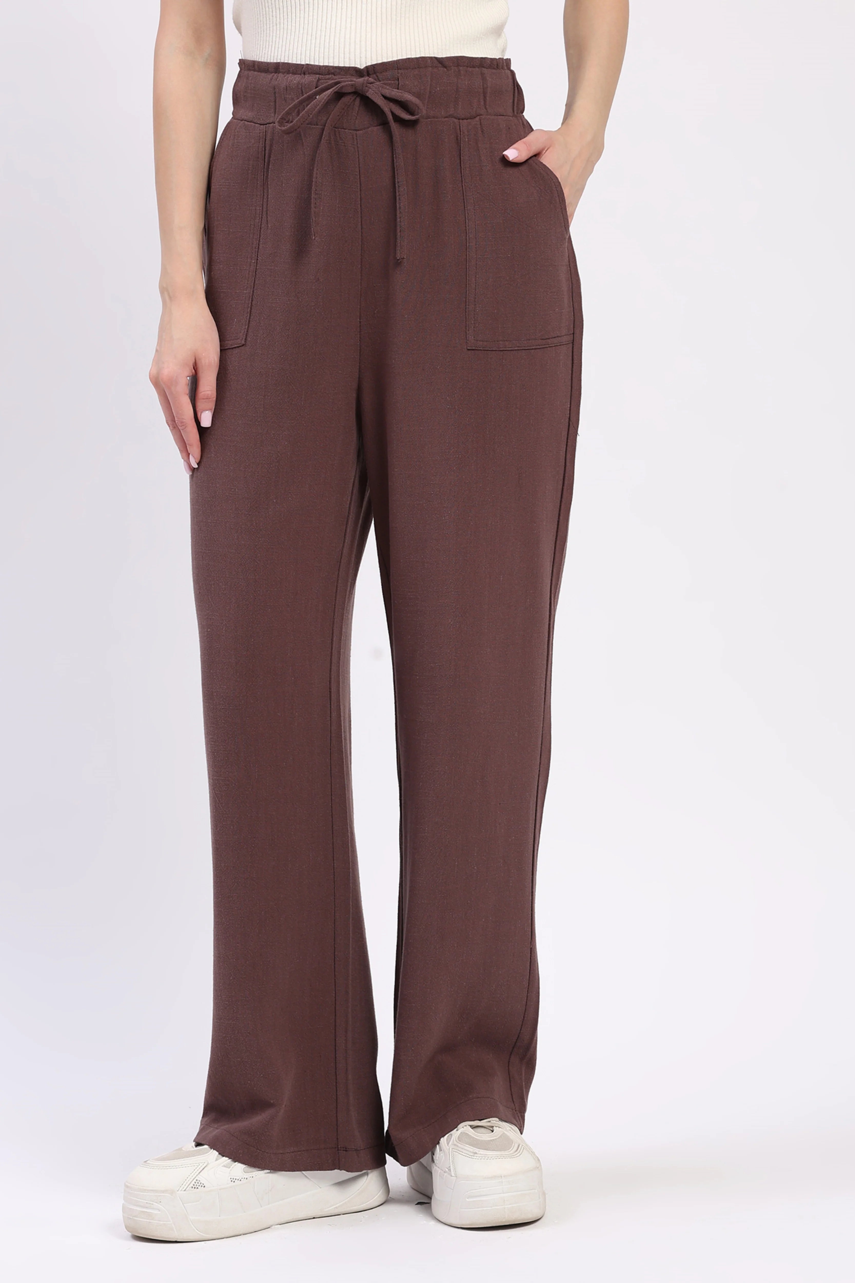 Coffee Cotton Linen Lower