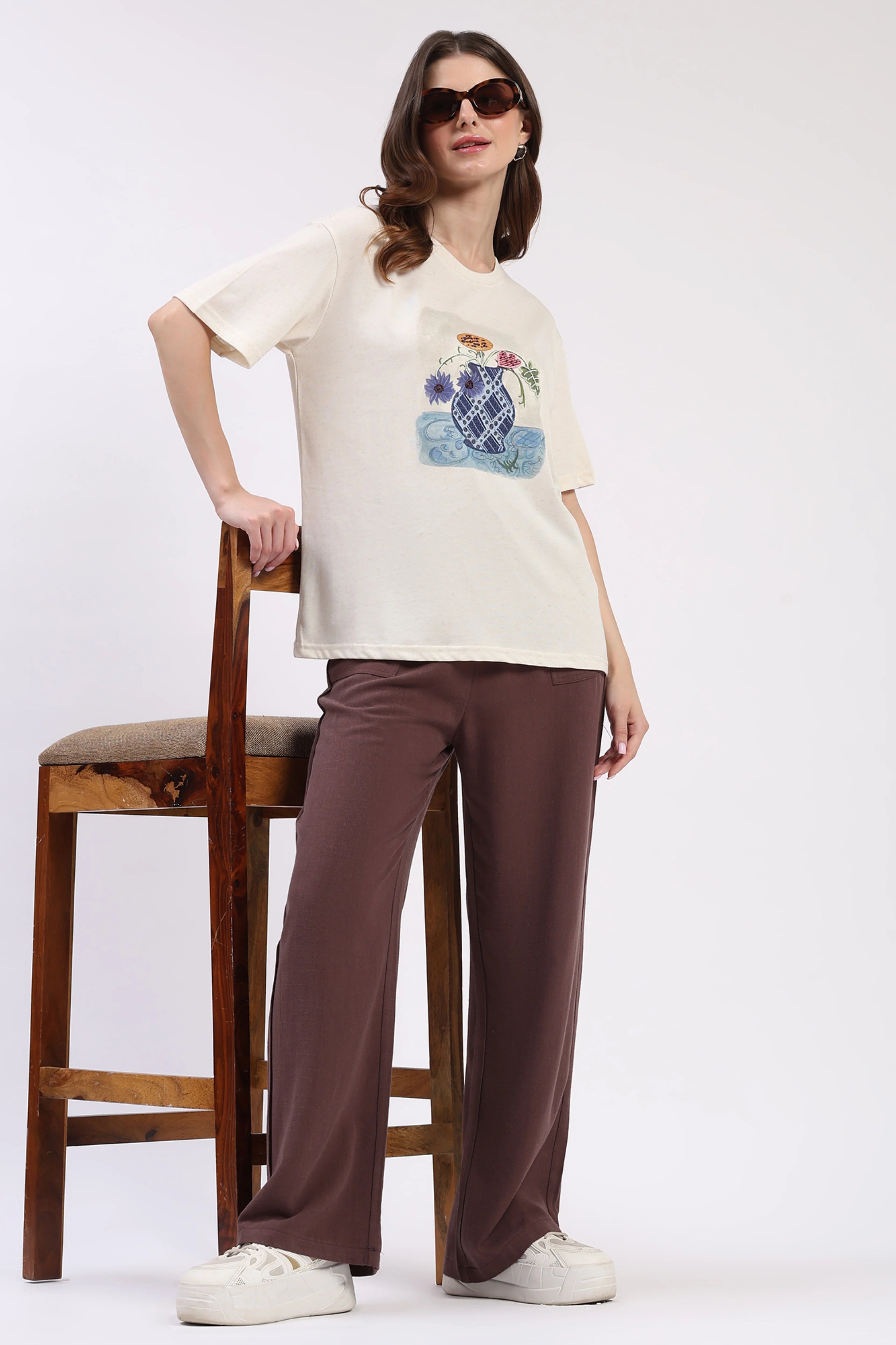Coffee Cotton Linen Lower