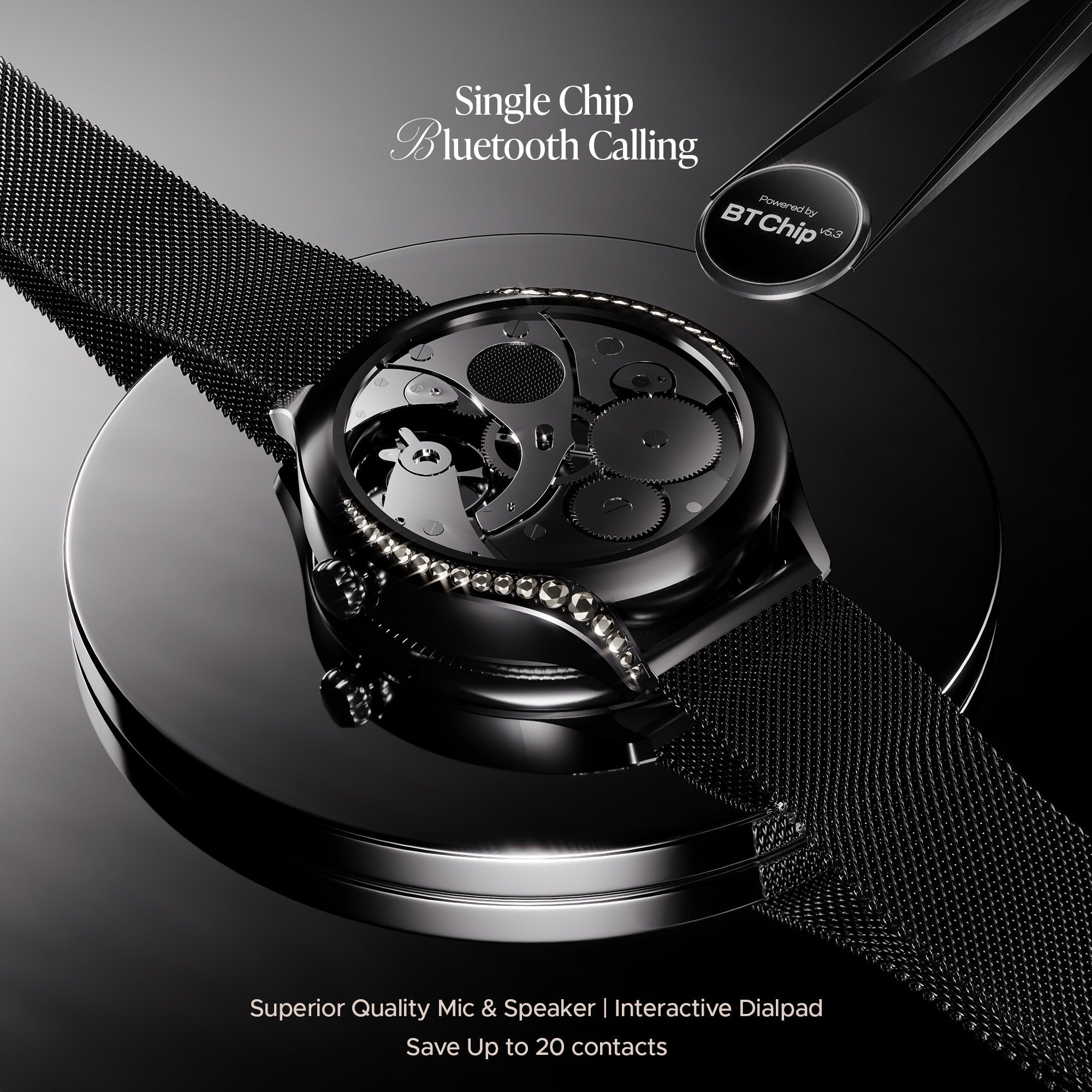 boAt Enigma Gem | Smartwatch with 1.19" AMOLED Display, SOS with Location Tracking, Single Chip BT Calling