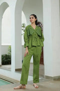 Chic Moss Cotton Co-ord Set