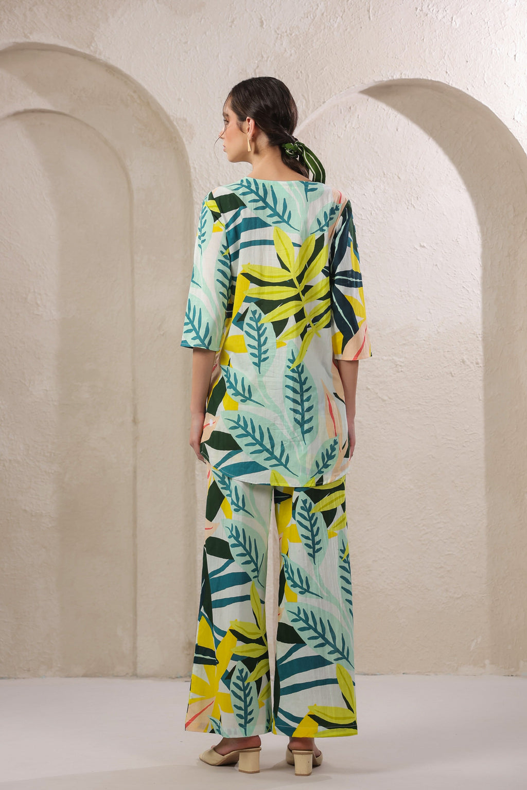Whispering Leaves Cotton Co-ord Set
