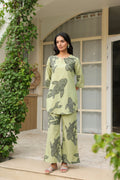 Serene Pastel Green Cotton Co-ord Set