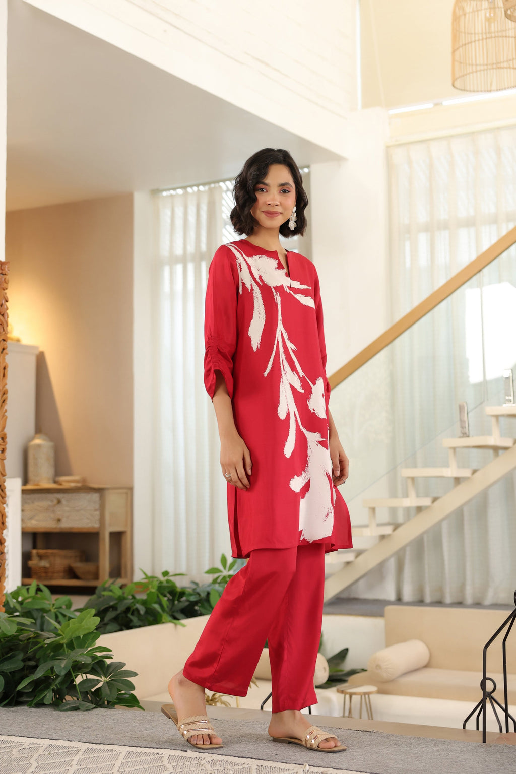 Crimson Grace Russian Silk Co-ord Set