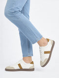 SOLEPLAY White Colour-Blocked Lace-Up Sneakers
