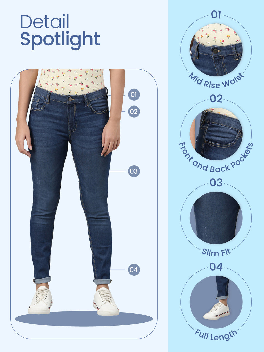 Black Denim Skinny Jeans