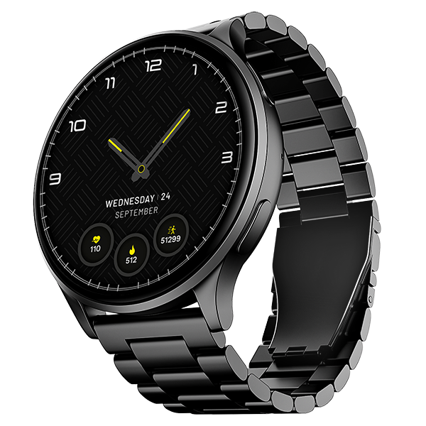 boAt Lunar Orb | Smartwatch with 1.45" (3.68cm) Amoled Display, BT Calling,  Crest+ OS, Watch Face Studio