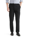 Rare Rabbit Men's Travel Uni Black Polyester Blend Plain Regular Fit Trouser