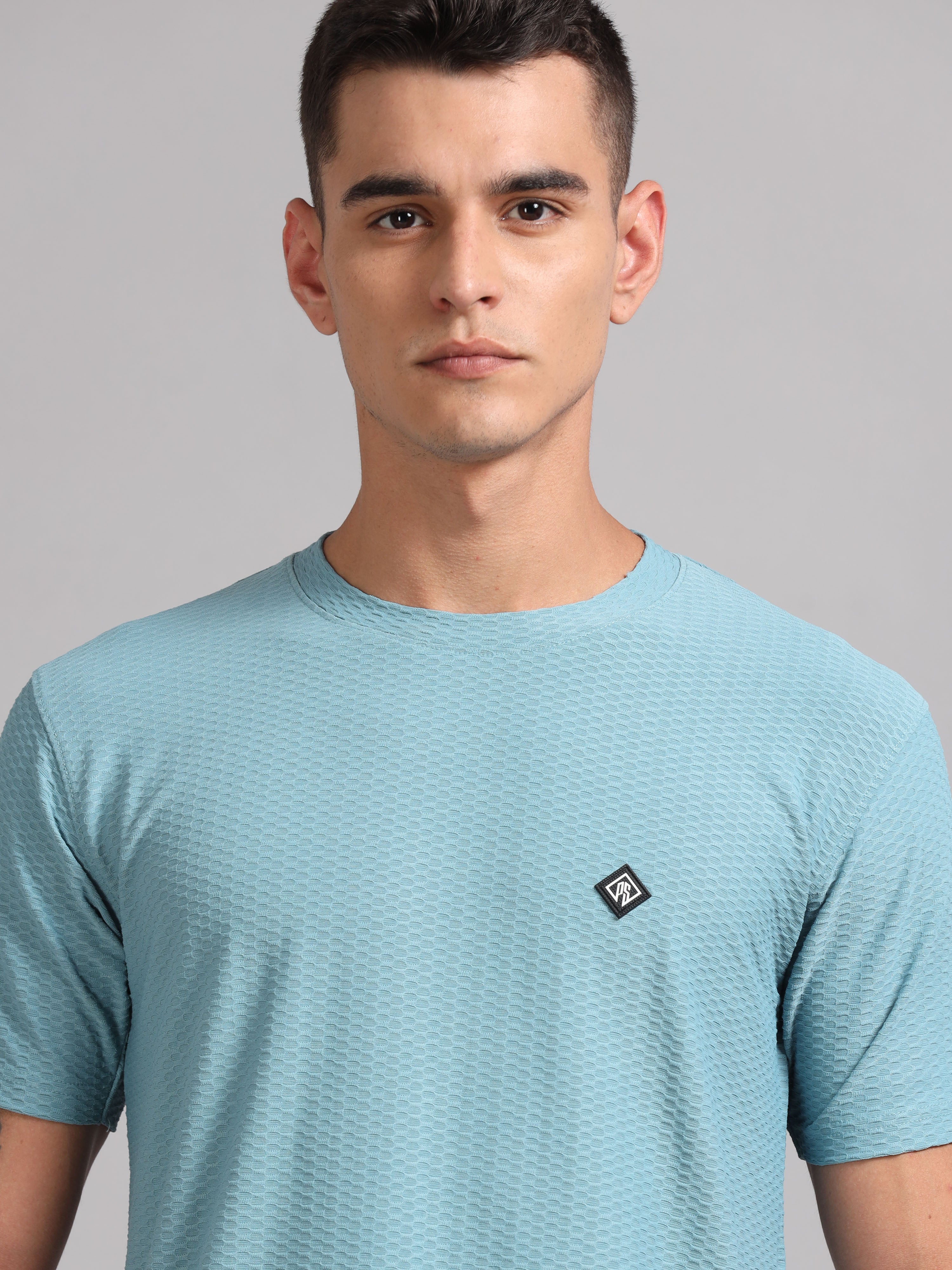 Men Whirl Tex Blue T-Shirt