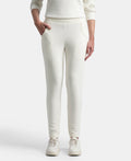 Super Combed Cotton Rich Fleece Fabric Regular Fit Joggers with StayWarm Technology - Cannoli Cream