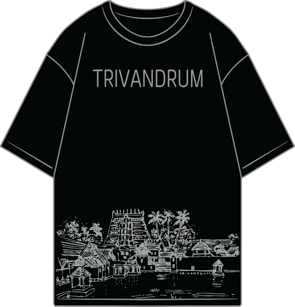 Men Printed Cotton Oversized T-Shirt