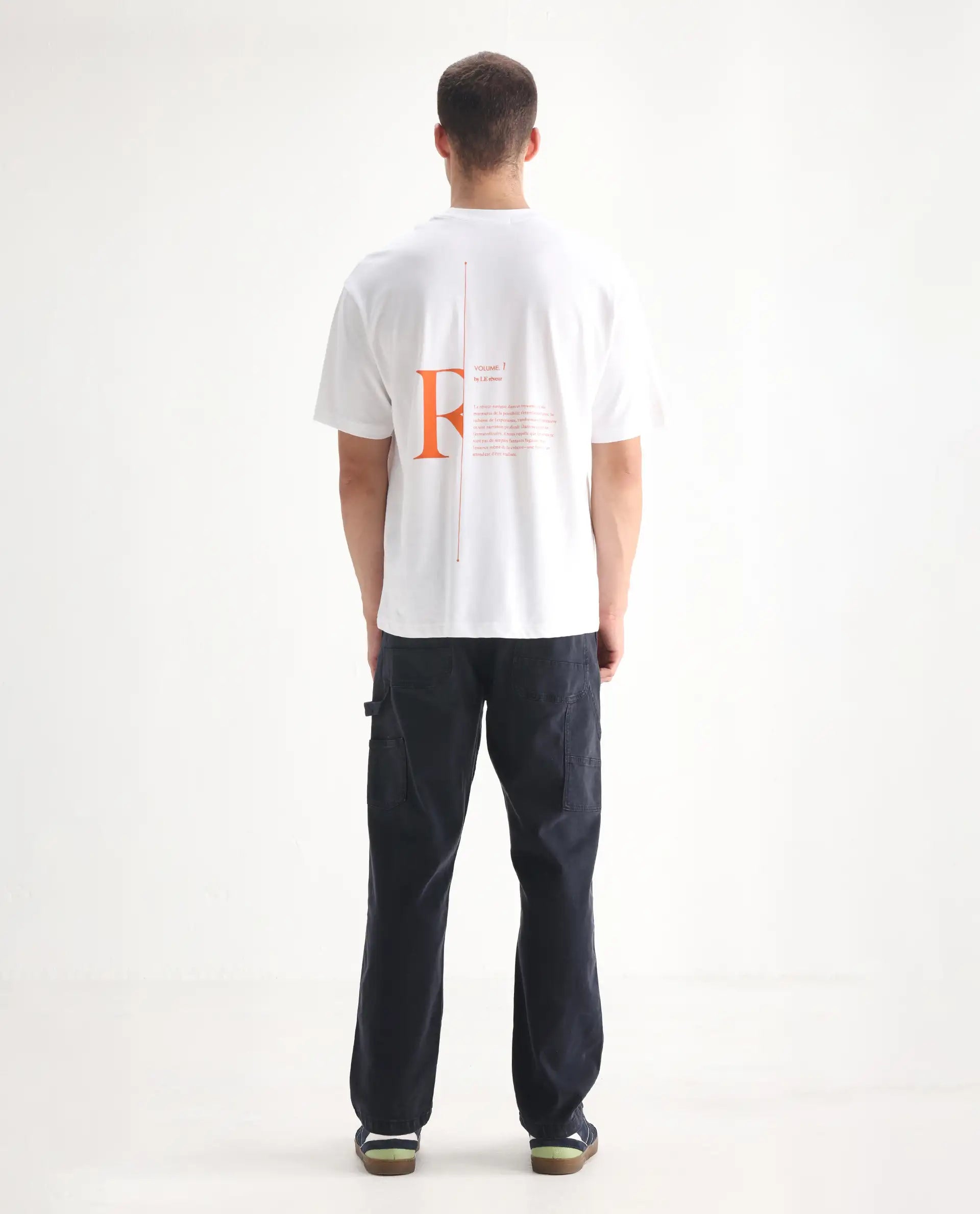 Rare Rabbit Men's Vannes Dark Navy Cotton Plain Carpenter Fit Jeans