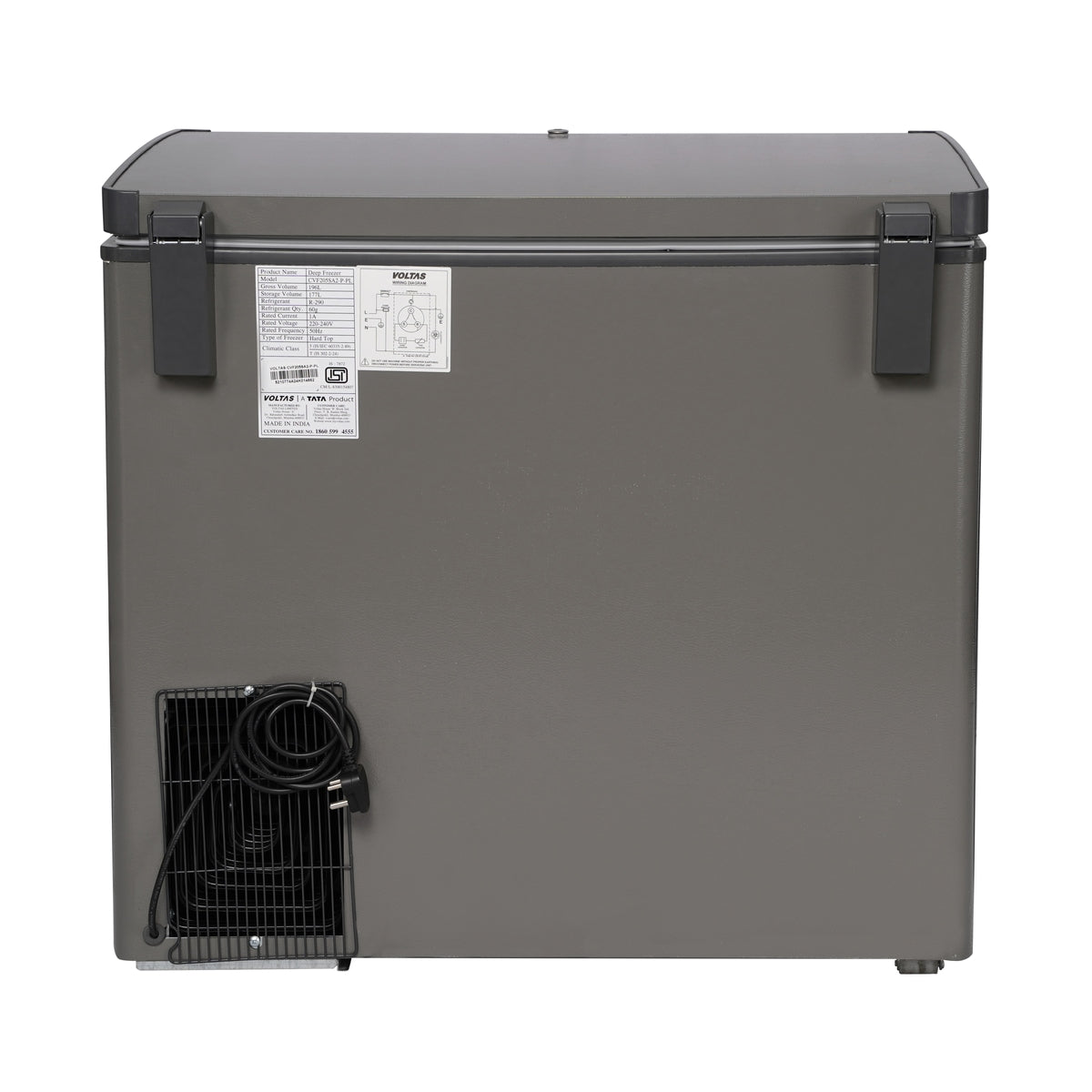 Voltas Hard Top Convertible Freezers - Double Door 177 Liters, 2 Star