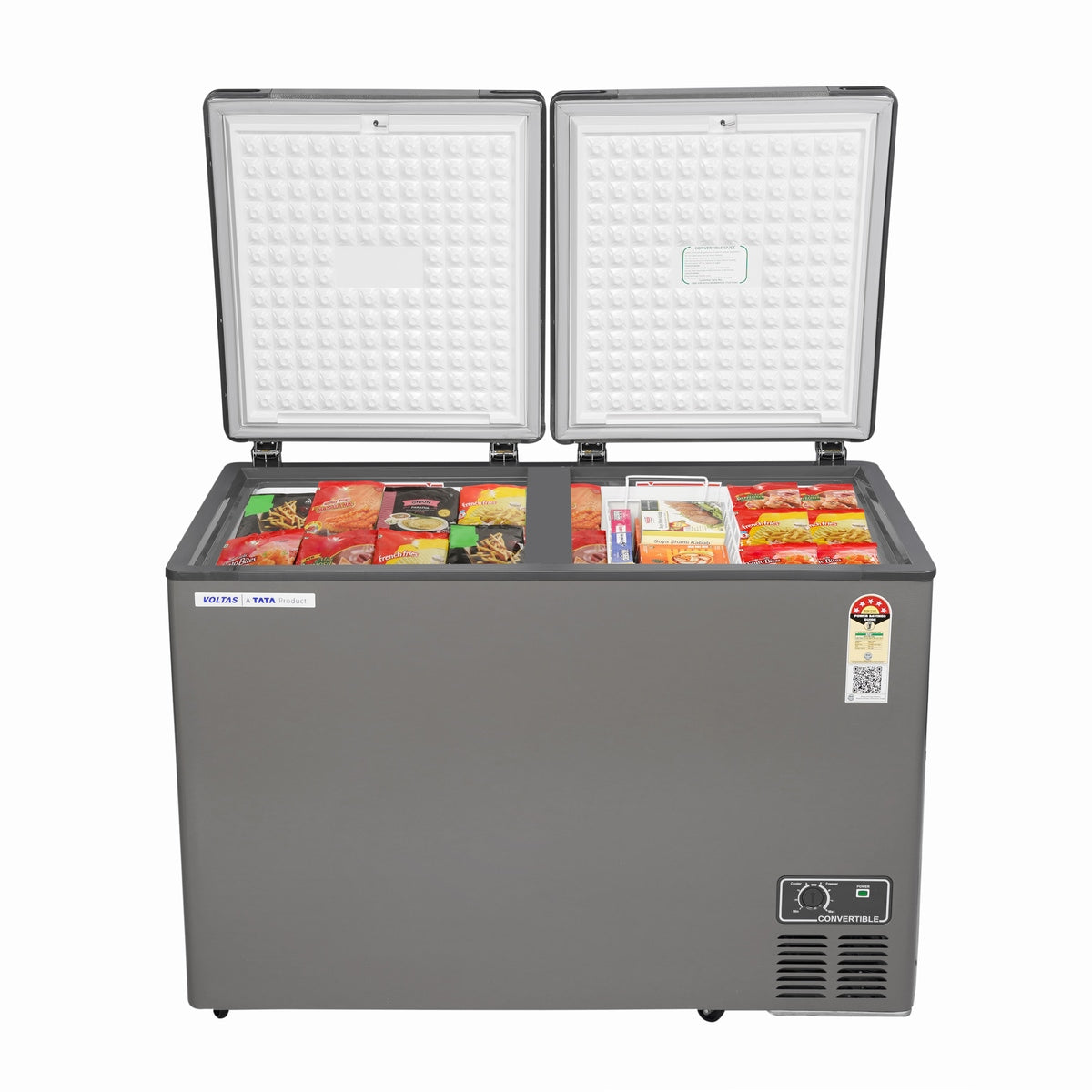 Voltas Hard Top Convertible - Double Door 345 Litres, 5 Star