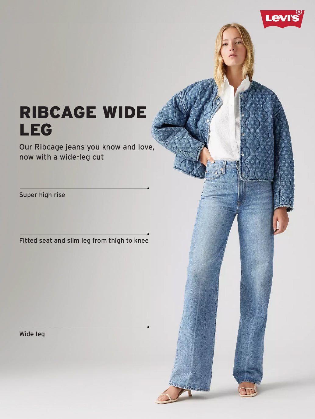 Women's Ribcage Wide-Leg Jeans