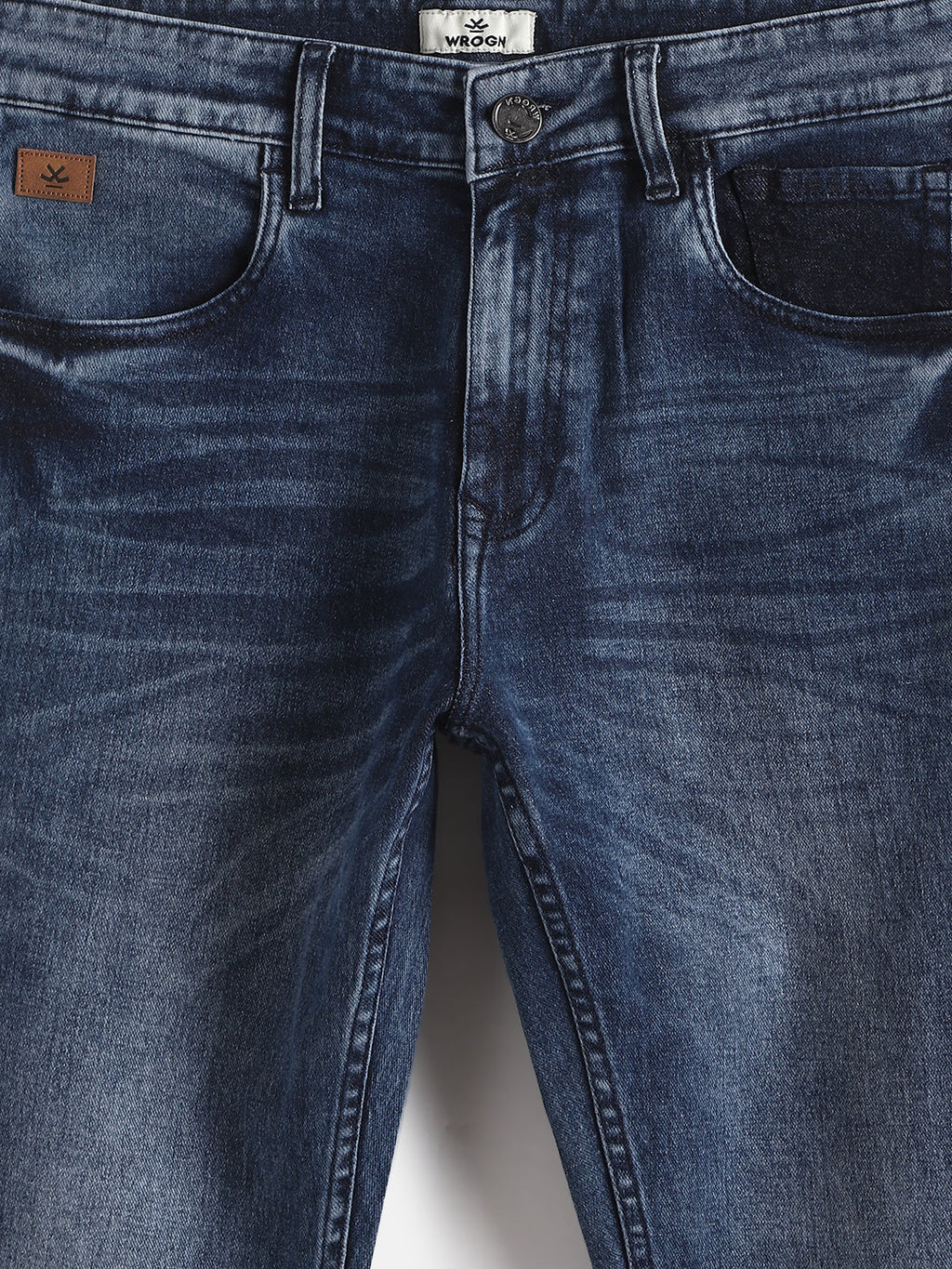 Faded Slim Fit Jeans | Blue