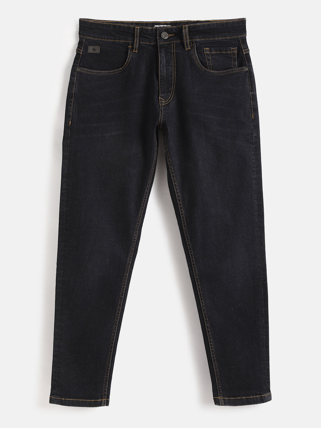 Light Fade Skinny Crop Jeans | Dark Grey