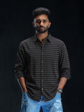 Casual Regular Fit Shacket | Black