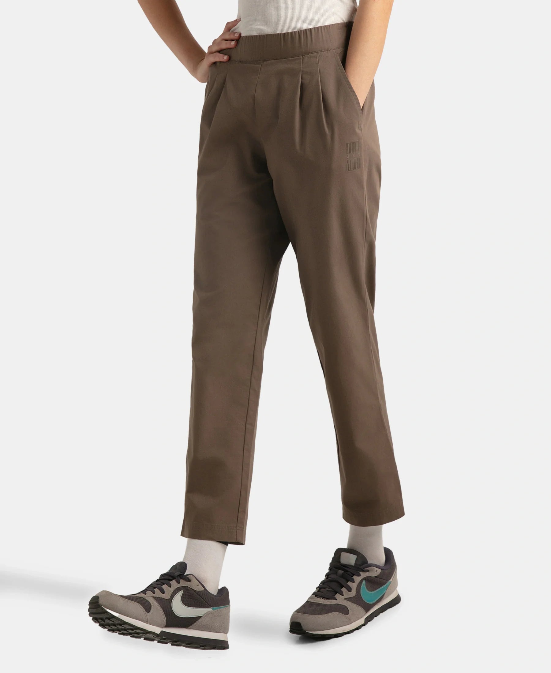 Super Combed Cotton Regular Fit Hybrid Pants - Dark Khaki