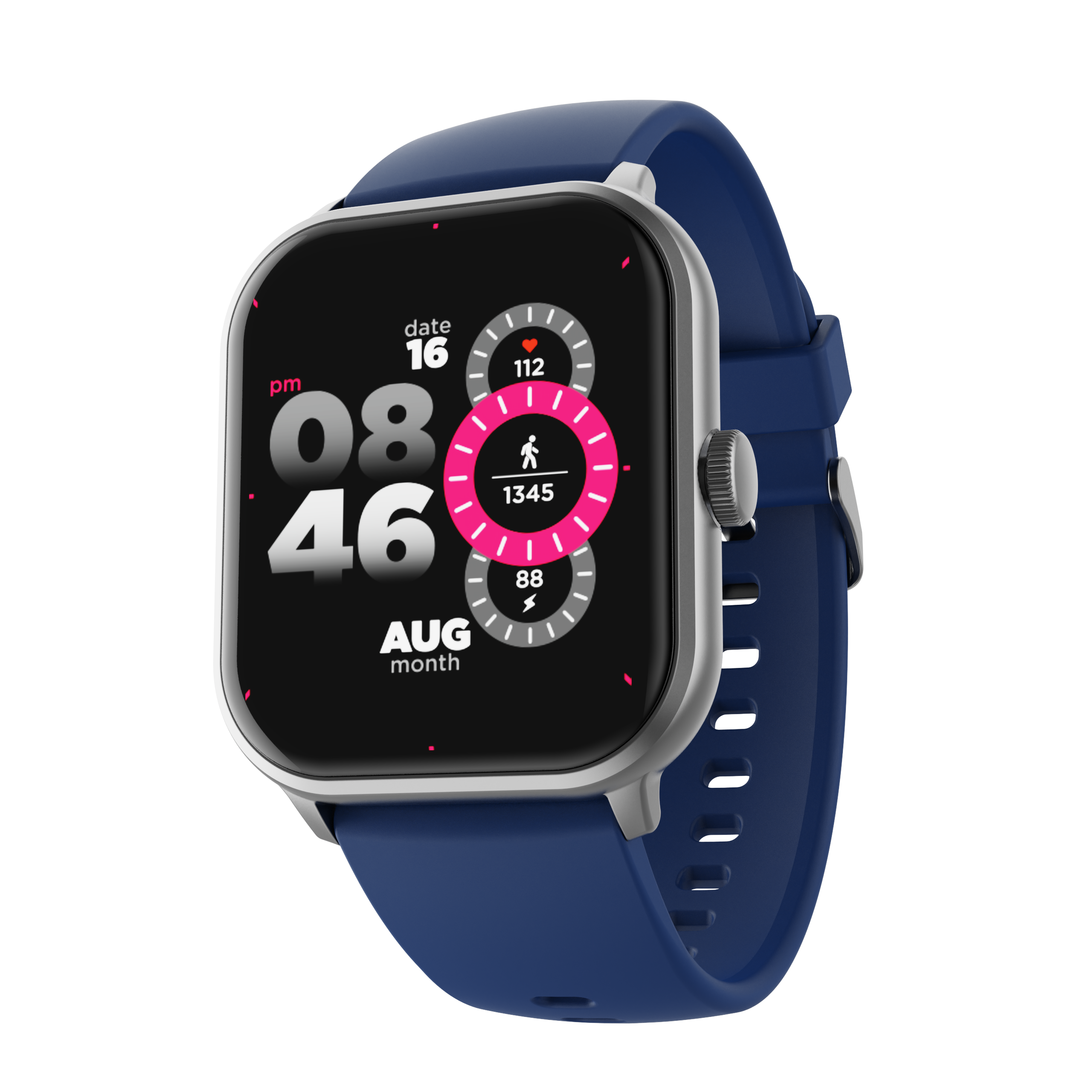 boAt Wave Edge | 1.85"(4.69cm) HD Edge to Edge Display Smartwatch, Bluetooth Calling, 100+ sports modes, IP68 Dust and Water Resistance
