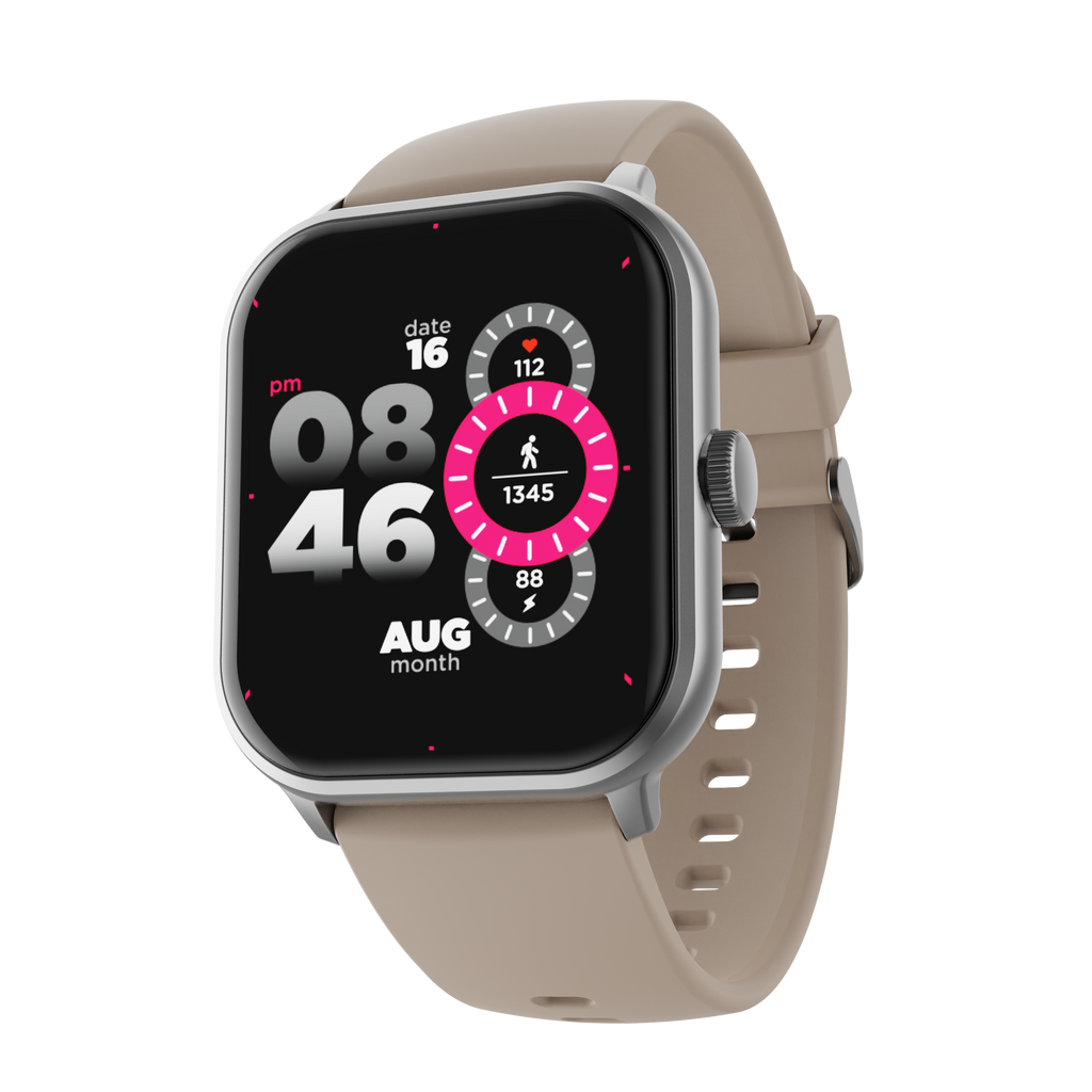 boAt Wave Edge | 1.85"(4.69cm) HD Edge to Edge Display Smartwatch, Bluetooth Calling, 100+ sports modes, IP68 Dust and Water Resistance