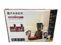 Faber 3 jar mixer grinder, 1000 watt (FMG Master Chef 1000 3J +1 Pcs Mystic Red