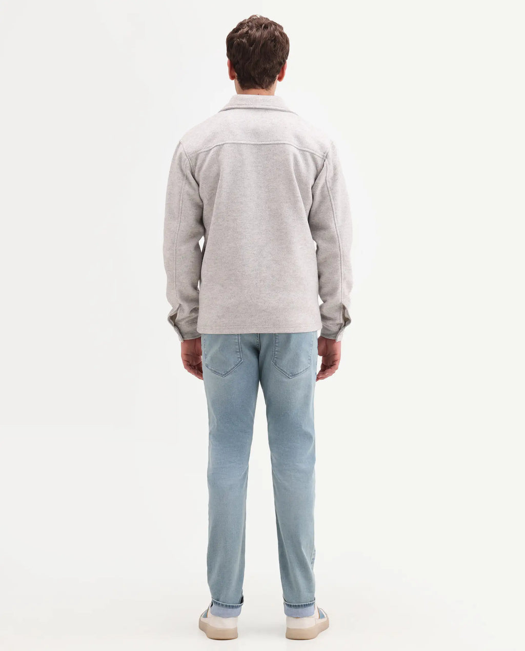 Rare Rabbit Men's Zuno L Light Blue Cotton Blend Fabric Shank And Zipper Hawk Slim Plain Jeans